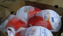 Six hundred turkeys donated to the Arkansas Foodbank through the Poultry Federation were being distributed to member agencies Monday morning.