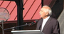 Moshe Safdie, the architect of Crystal Bridges, speaks at the museum's dedication ceremony Friday.