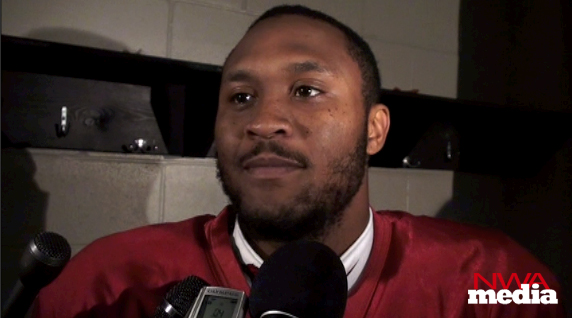 Arkansas wide receiver Jarius Wright recaps practice Friday.