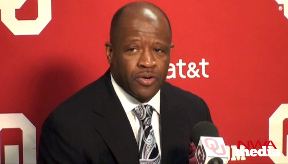 Arkansas coach Mike Anderson recaps the Razorbacks' 78-63 loss to Oklahoma Saturday at Lloyd Noble Center in Norman, Okla. 