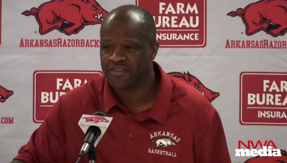 Arkansas coach Mike Anderson previews the Razorbacks' upcoming game against Eastern Kentucky. 