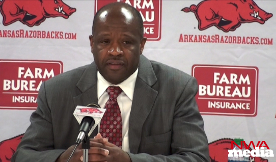 Arkansas coach Mike Anderson recaps the Razorbacks' win over Eastern Kentucky on Tuesday.