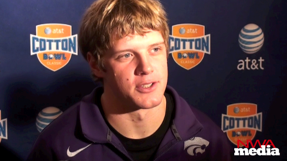 Kansas State quarterback Collin Klein previews the Wildcats' upcoming matchup against Arkansas in the Cotton Bowl. 