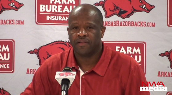 Arkansas coach Mike Anderson previews the Razorbacks' upcoming game against No. 2 Kentucky.