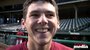 Arkansas senior second baseman Bo Bigham recaps the Razorbacks&#x27; first day of preseason practice on Friday. 