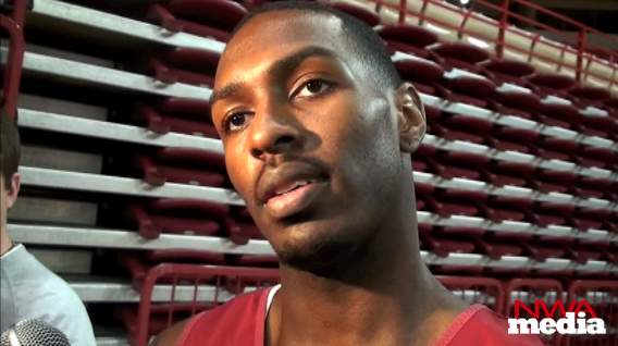 Arkansas guard Mardracus Wade previews the Razorbacks' upcoming game against Georgia. 