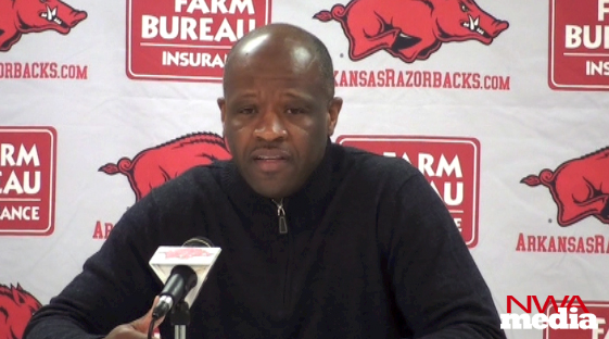 Arkansas coach Mike Anderson previews the Razorbacks' upcoming game against South Carolina. 