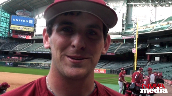 Arkansas catcher Jake Wise previews the Razorbacks' appearance in the Houston College Classic on Thursday at Minute Maid Park. 