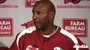 Arkansas defensive coordinator Paul Haynes recaps the Razorbacks&#x27; practice Wednesday at Donald W. Reynolds Razorback Stadium.