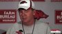 Arkansas coach Bobby Petrino recaps the Razorbacks&#x27; scrimmage on Friday at Donald W. Reynolds Razorback Stadium. 