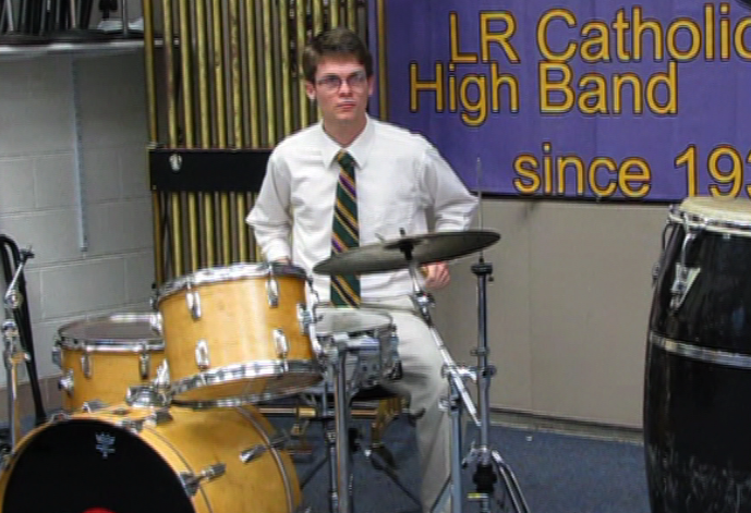 Mitchell Moore was born deaf in one ear and lost hearing in the other as a child. The 18-year-old Catholic High School student received cochlear implants at Arkansas Children's Hospital to restore some of his hearing and recently made the University of Arkansas Marching Band.

