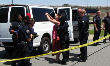 Authorities arrested four Occupy Little Rock protesters on the day the group's permit to gather in a downtown parking lot expired.