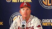 Arkansas coach Dave Van Horn recaps the Razorbacks&#x27; 2-0 loss to Ole Miss in the SEC Tournament on Wednesday. 