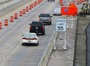 Watch a motorist drive through the Interstate 430 construction zone around 10:30 a.m. Wednesday. 