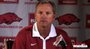 Arkansas coach Dave Van Horn previews the Razorbacks&#x27; game against Kent State in the College World Series. 