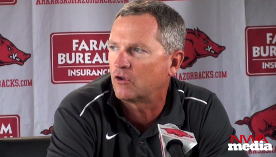 Arkansas coach Dave Van Horn talks about hitting coach Todd Butler's decision to remain with the Razorbacks. 