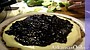 A time lapse of the making of a blackberry-lime pie.