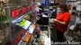 Customer Don Copeland purchases lottery tickets at the Sufficient Grounds. Metro store located in One Union National Plaza in downtown Little Rock Wednesday afternoon.