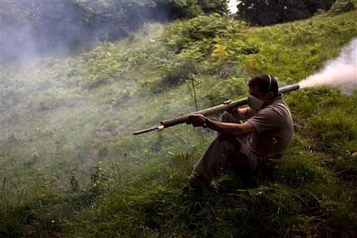 VIDEO ESSAY: Spanish miners in the northwestern provinces of Asturias and Leon, armed with homemade rockets and slingshots, have been battling police in protest against government cuts, including a slashing of subsidies in their industry. (July 9)