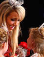 Newly crowned Miss Arkansas, Sloane Roberts, speaks at her first press conference as Miss Arkansas 2012 on Sunday afternoon. 