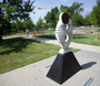The University of Arkansas at Fayetteville has installed a monument to Silas Hunt, the first black student to enroll at the UA School of Law. The abstract sculpture was designed by artist Bryan Winfred Massey Sr., a professor at the University of Central Arkansas.