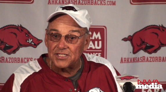 Arkansas coach John L. Smith recaps the Razorbacks' preseason practice on Sunday. 