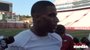 Arkansas running back Knile Davis recaps the Razorbacks&#x27; practice on Monday. 