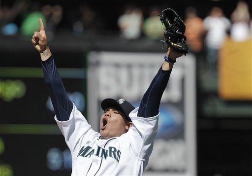 The Seattle Mariners' Felix Hernandez struck out 12 batters on 113 pitches for the first perfect game in team history and 23rd overall in MLB history on Wednesday afternoon.