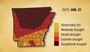 In Arkansas — as well as Texas, Tennessee and Kentucky — the drought is now forecast to linger but show some improvement.
