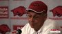 Arkansas coach John L. Smith recaps the Razorbacks' 35-26 loss to Rutgers Saturday at Donald W. Reynolds Razorback Stadium.