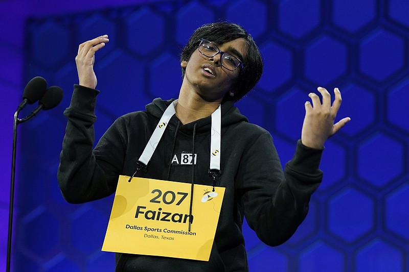 Faizan Zaki wins the Scripps National Spelling Bee a year after