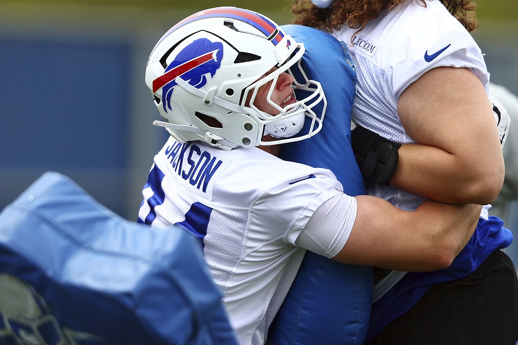 Rookie Landon Jackson finding his footing as the latest skyscraper added to the Bills' collection | Texarkana Gazette