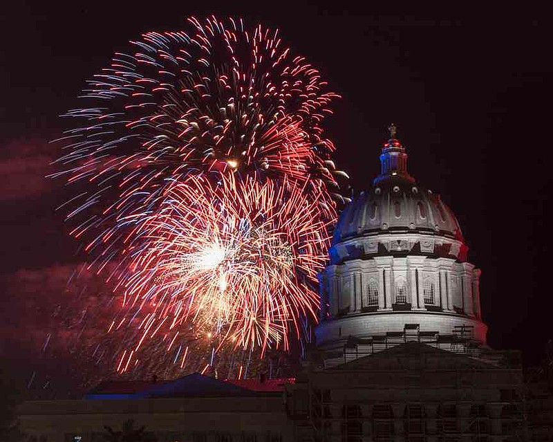 4th of july at jefferson city capitol