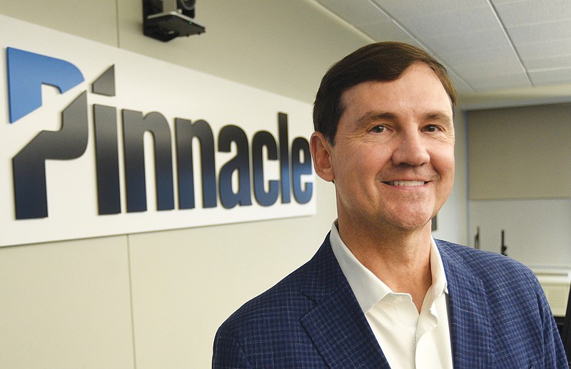 Photo by Matt Hamilton / Michael Mathis, market president, Pinnacle Bank