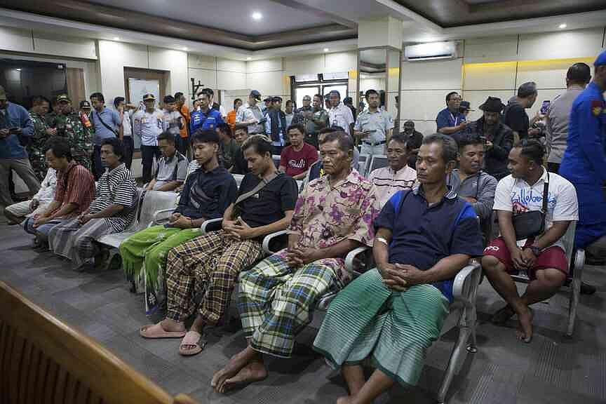 Indonesia rescuers searching for 29 missing people after ferry sinks