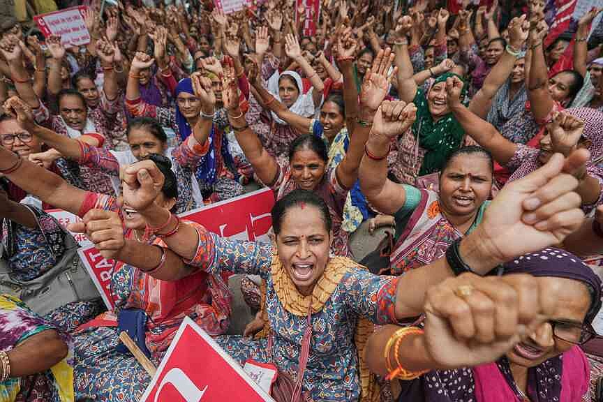 Indian workers go on daylong nationwide strike against Modi’s economic reforms