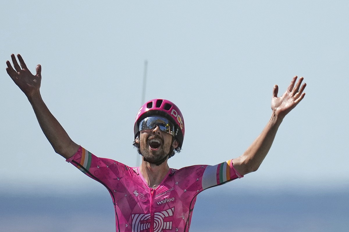Ben Healy best on hilly route for first Tour de France stage win