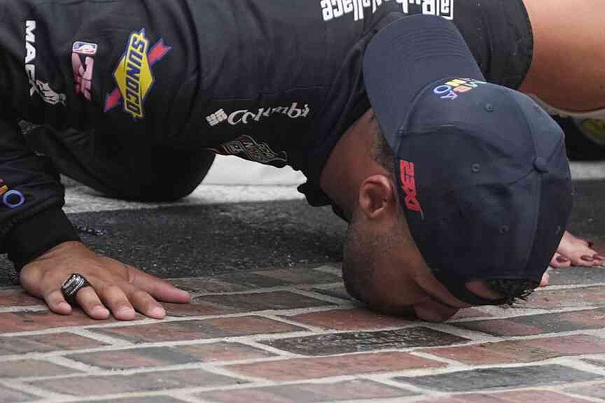 Wallace becomes first Black driver to win a major race on Indianapolis’ oval
