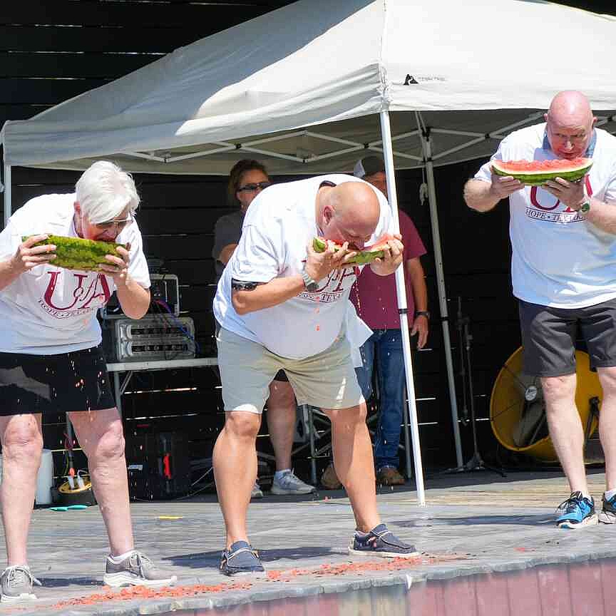 Politically Correct Watermelon Eating Contest competitors prepare for ...
