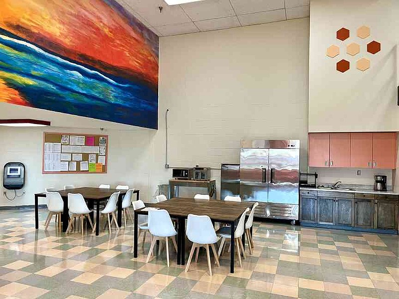 Courtesy/Missouri Department of Corrections Also in the new wing at Vandalia is a functioning kitchen, where inmates can cook and eat fresh foods.