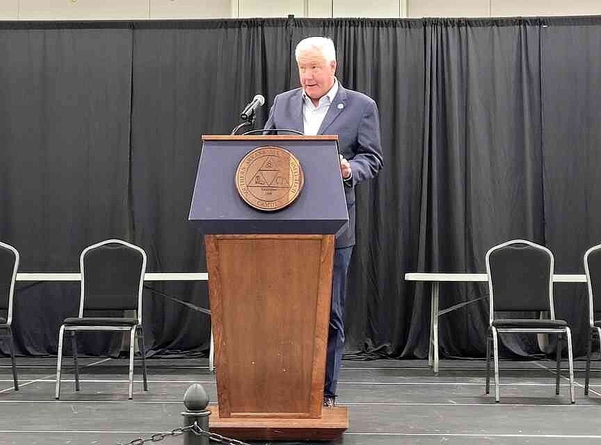 Robert A. Ator II speaks to Camden Chamber of Commerce | Camden News