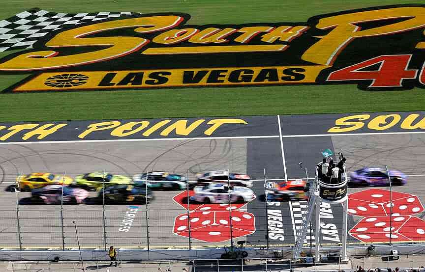 Hamlin charges to NASCAR win at Las Vegas
