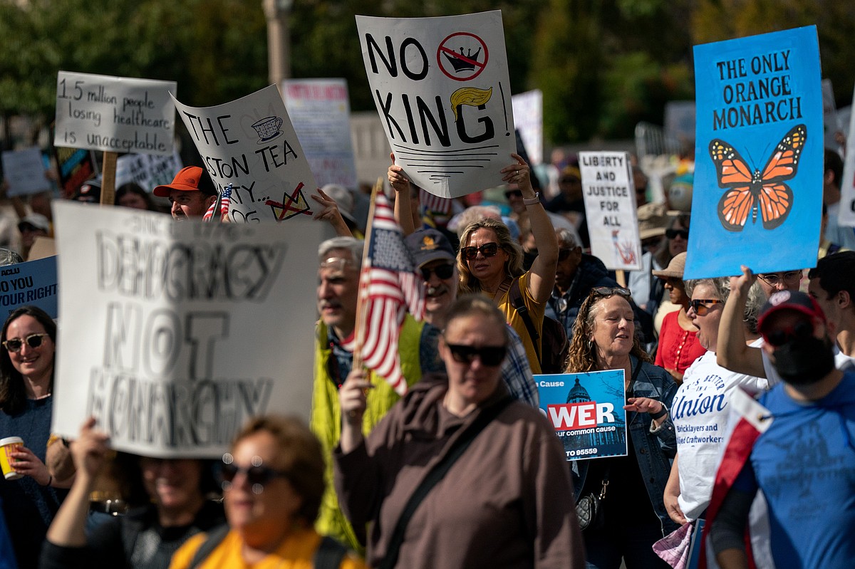 No Kings protests against Trump draw huge crowds across the country ...