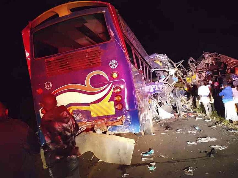 More than 40 killed in a crash of buses in western Uganda | Texarkana ...