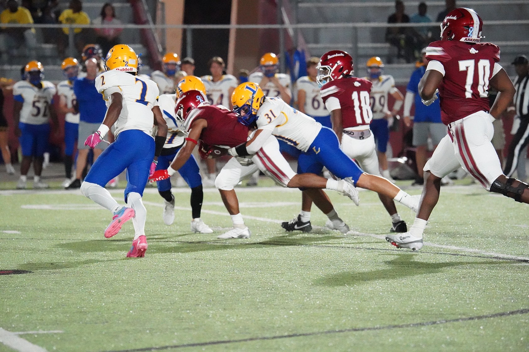 Prep Football Arkansas High, De Queen clash to close out