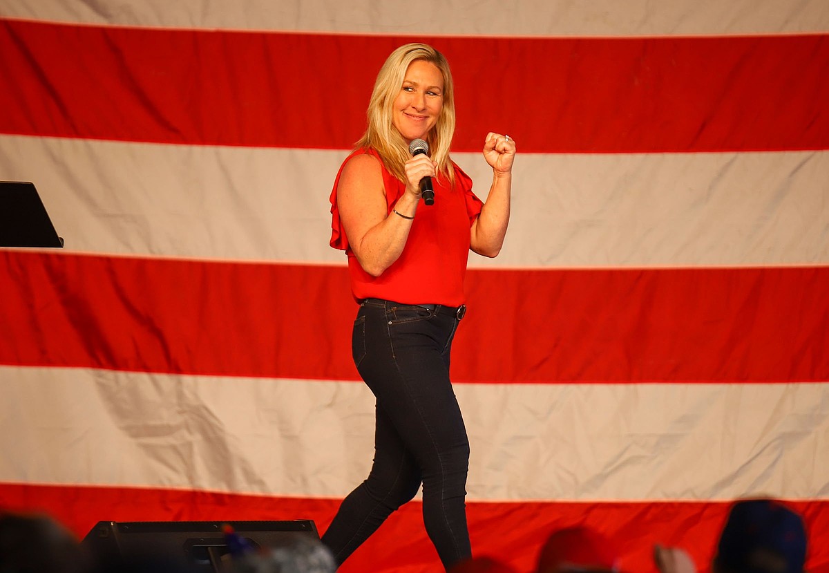 Opinion: Marjorie Taylor Greene wants to leave ‘toxic’ politics behind. I’m skeptical.