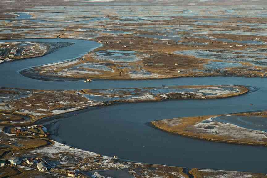 Many Alaska Native villages have few options as climate change devours their land