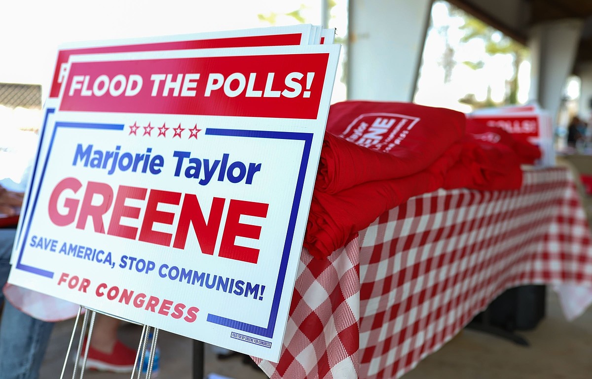 With Greene stepping down, who are the Republicans seeking her seat?