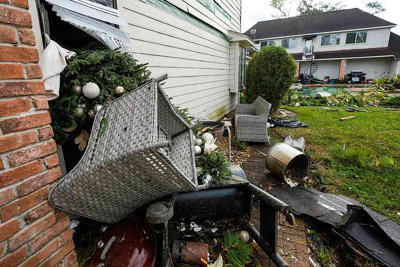 Tornado damages homes near Houston as rain falls in South, snow comes ...