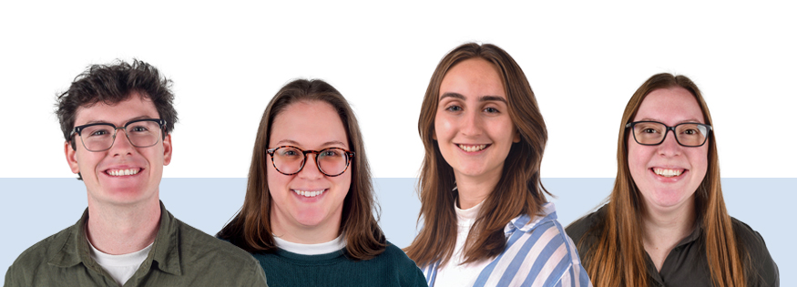 Staff file photos / From left, Chattanooga Times Free Press journalists Cameron McKeon, Shelby Farmer, Siena Duncan and Shannon Coan